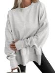 ANRABESS Oversized Hoodie with Thumbholes for Fall
