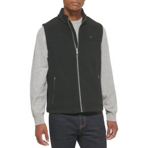 Tommy Hilfiger Men's Black Polar Fleece Vest