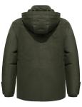 TACVASEN Men's Thermal Fleece Winter Jacket, Green