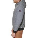 Tommy Hilfiger Men's Grey Soft Shell Bomber Jacket