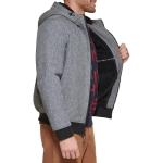 Tommy Hilfiger Men's Grey Soft Shell Bomber Jacket