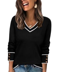 Cozy V-Neck Cashmere Sweater for Women