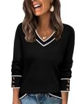 Cozy V-Neck Cashmere Sweater for Women