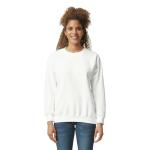 Gildan Large White Fleece Crewneck Sweatshirt