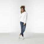 Gildan Large White Fleece Crewneck Sweatshirt