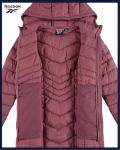Reebok Women's Lightweight Packable Long Puffer Jacket