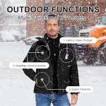 Chexpel Men's Fleece-Lined Utility Jacket