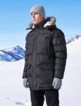 Men's Water-Resistant Winter Puffy Parka Jacket