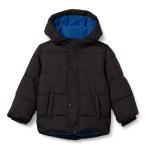 Boys' Heavyweight Hooded Puffer Jacket - Black