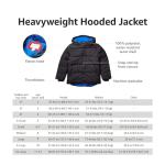 Boys' Heavyweight Hooded Puffer Jacket - Black