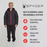 Reversible Boys Puffer Jacket with Hood