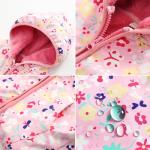 Toddler Waterproof Fleece Jacket with Hood 1-2T