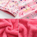 Toddler Waterproof Fleece Jacket with Hood 1-2T