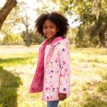 Toddler Waterproof Fleece Jacket with Hood 1-2T