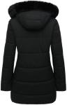 Women's Waterproof Puffer Coat with Faux Fur Hood
