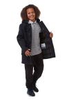 Montgomery Original Kids Classic Duffle Coat (Toggle Coat) (4-6, Navy)
