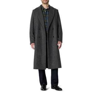 Men's Relaxed-Fit Wool Blend Longline Topcoat