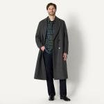 Men's Relaxed-Fit Wool Blend Longline Topcoat