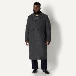 Men's Relaxed-Fit Wool Blend Longline Topcoat