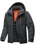 BANTREK Men's Waterproof Hooded Winter Jacket
