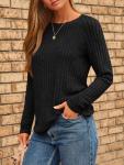 AUTOMET Women's Fall Crewneck Long Sleeve Sweater
