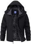 Men's Waterproof Fleece-Lined Winter Ski Jacket