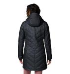Columbia Women's Black Long Hooded Puffer Jacket