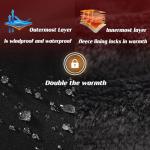 Men's Waterproof Fleece-Lined Winter Ski Jacket