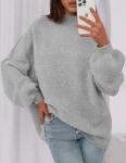 PRETTYGARDEN Women's Oversized Chunky Knit Sweater