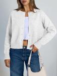 Trendy Cropped Cardigan Sweater for Women