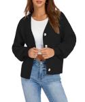 KUOTAI Women's Chunky Knit Open Front Cardigan