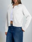 Trendy Cropped Cardigan Sweater for Women