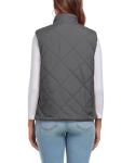 FIOPHY Women's Zip Up Quilted Vest with Pockets