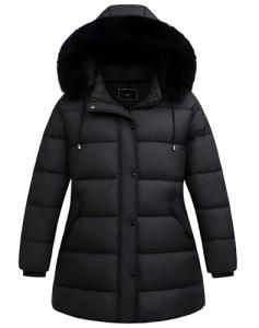 Pefflarge Women's Plus Size Waterproof Down Coat