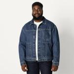 Men's Utility Denim Jacket in Medium Blue