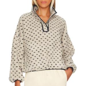 Women’s Fuzzy Sherpa Pullover Jacket with Pockets