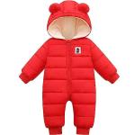 Toddler Bear Hooded Snow Suit for Winter