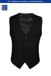 Enlision Men's Suit Vest Business Formal Dress Waistcoat Solid Color Vest for Suit or Tuxedo