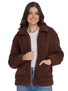 Steve Madden Women's Oversized Sherpa Jacket