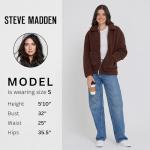 Steve Madden Women's Oversized Sherpa Jacket