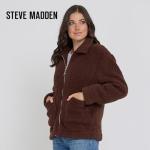 Steve Madden Women's Oversized Sherpa Jacket