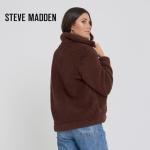 Steve Madden Women's Oversized Sherpa Jacket
