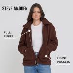 Steve Madden Women's Oversized Sherpa Jacket