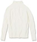 Amazon Essentials Women's Ivory Cable Knit Sweater
