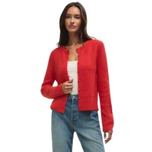 Z SUPPLY Women's Medina Ribbed Cardigan in Red