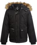 Spyder Boys Insulated Ski Jacket with Faux Fur Hood