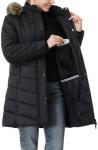 Women's Warm Winter Puffer Coat with Hood