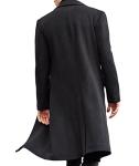Men's Slim Fit Casual Trench Coat with Pockets