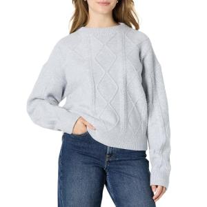 Women’s Relaxed-Fit Cable Knit Crewneck Sweater