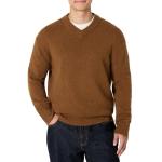 Men's Regular-Fit Cotton Blend V-Neck Sweater